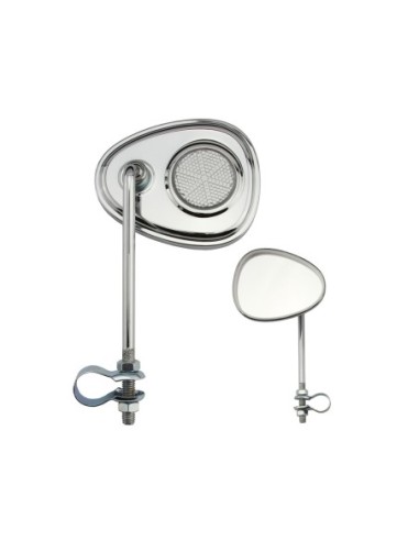 V Mirror Chrome Clear Reflectors.